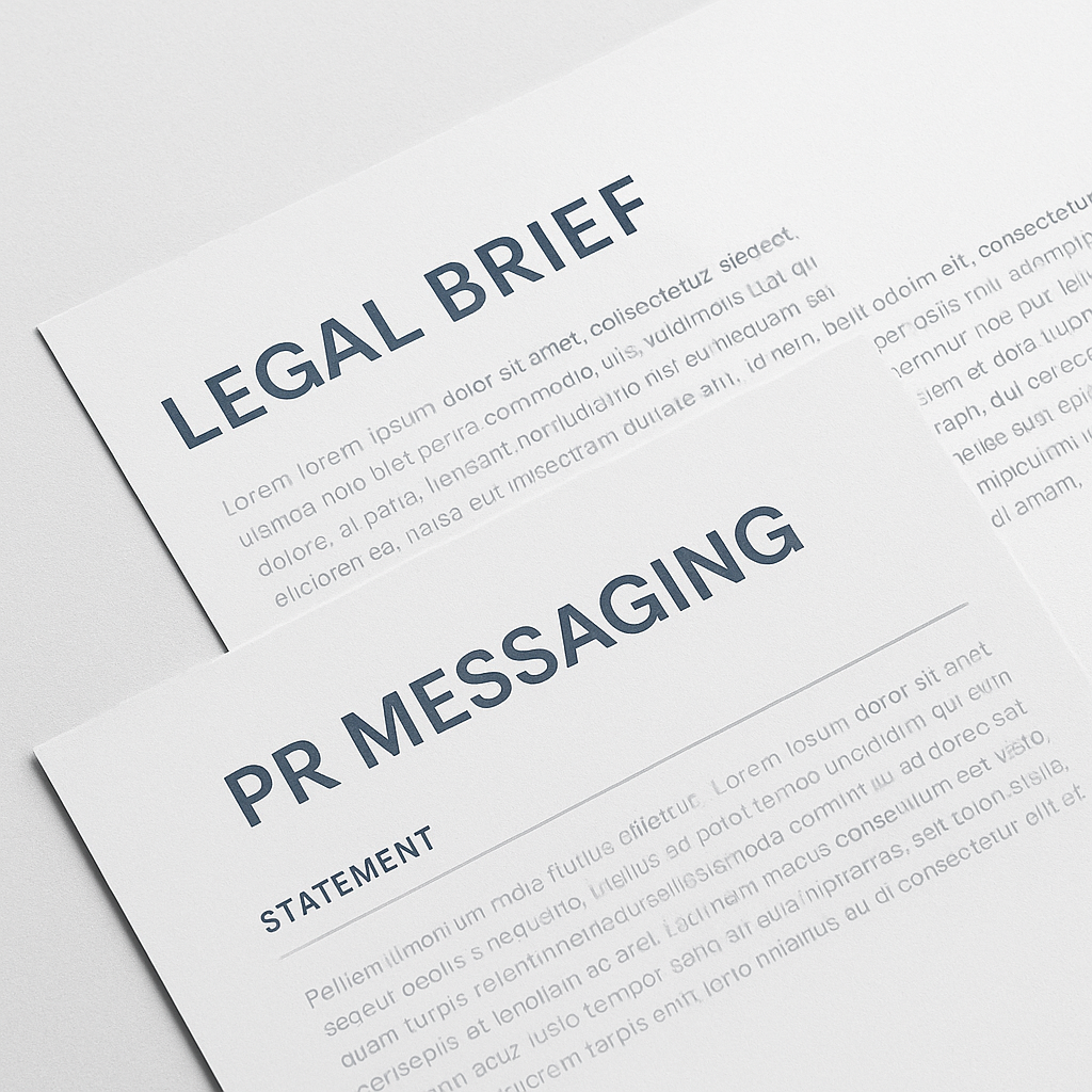 Legal & Media Message Integration