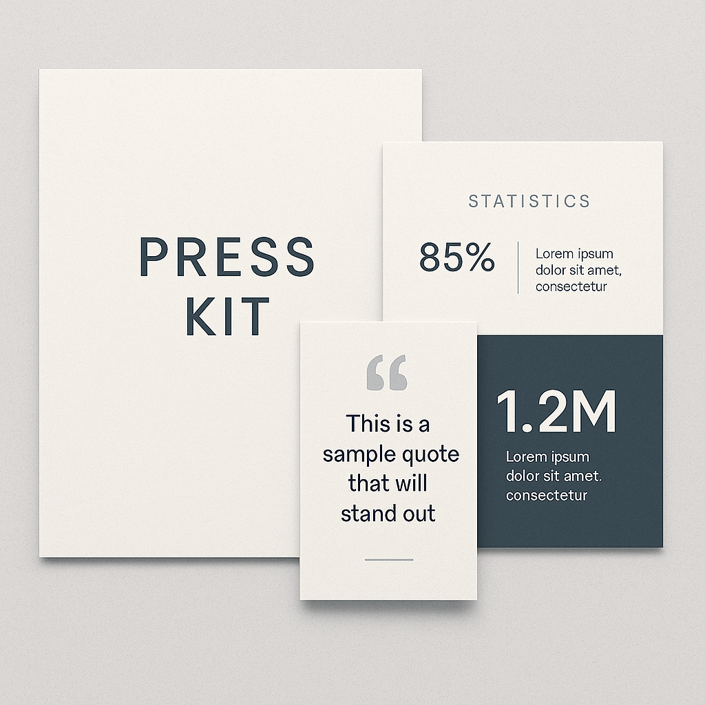 Press Materials & Message Control