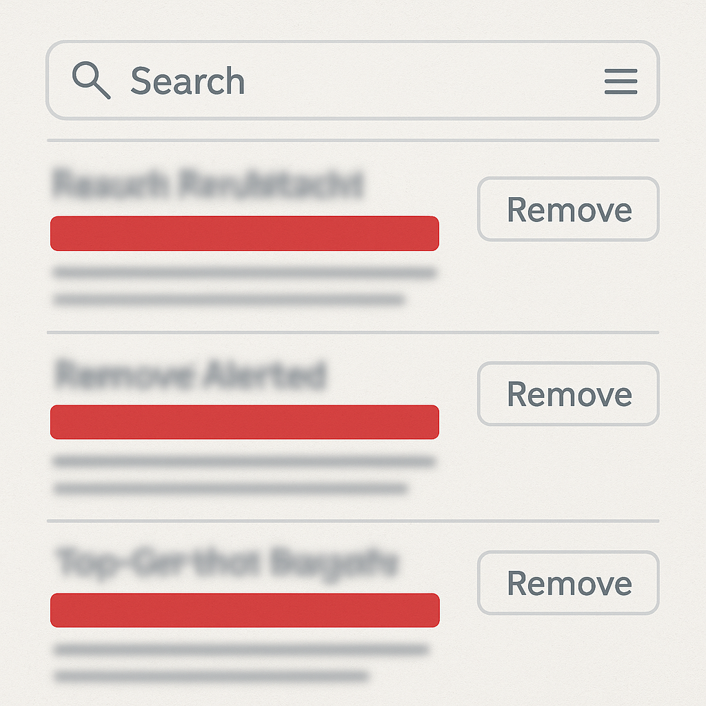 Search & Digital Footprint Cleanup